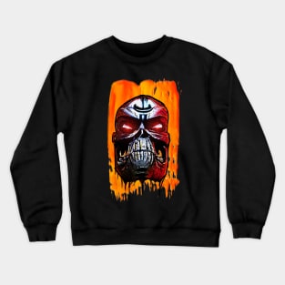 SKULL (ORANGE) Crewneck Sweatshirt